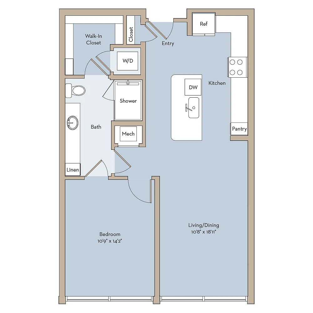 Floor plan Saint Arnold B