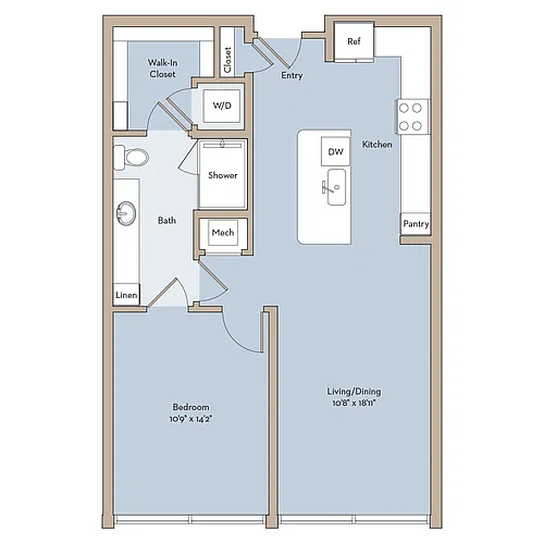Floor plan Saint Arnold B