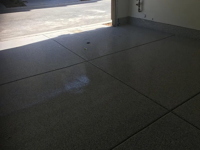 Epoxy garage floor