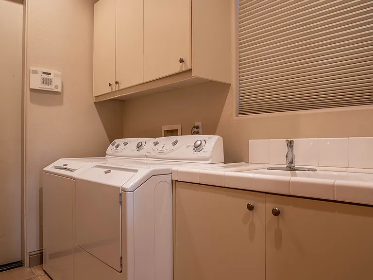 Washer and dryer included