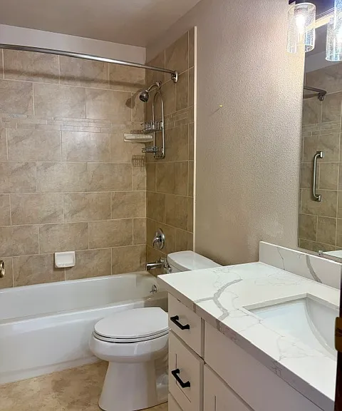 fully updated guest bathroom