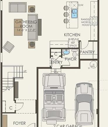 First Floor 3 br 2.5 ba