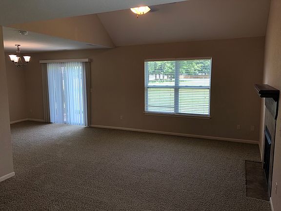 Dining and living room space.