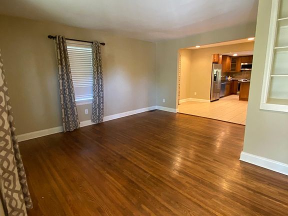 Living room with built in