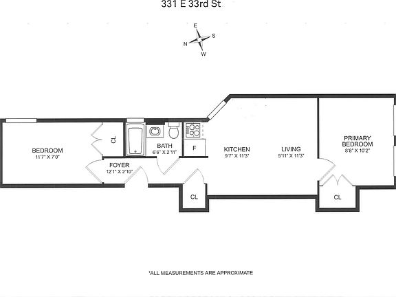 2nd image of 331 E 33rd St APT 4a