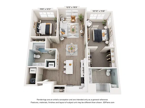 Floor plan B1