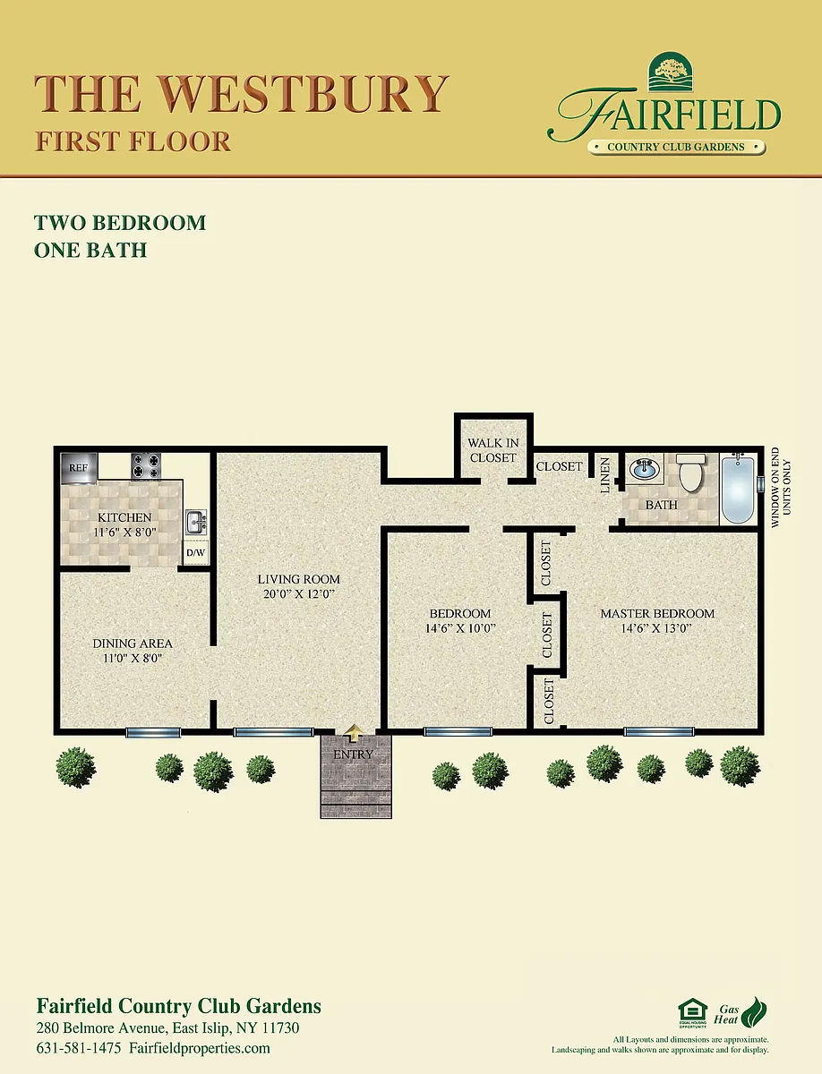 Floor plan The Westbury - Lower