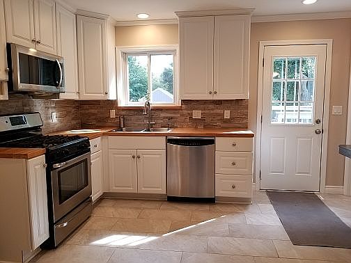 Remodeled kitchen