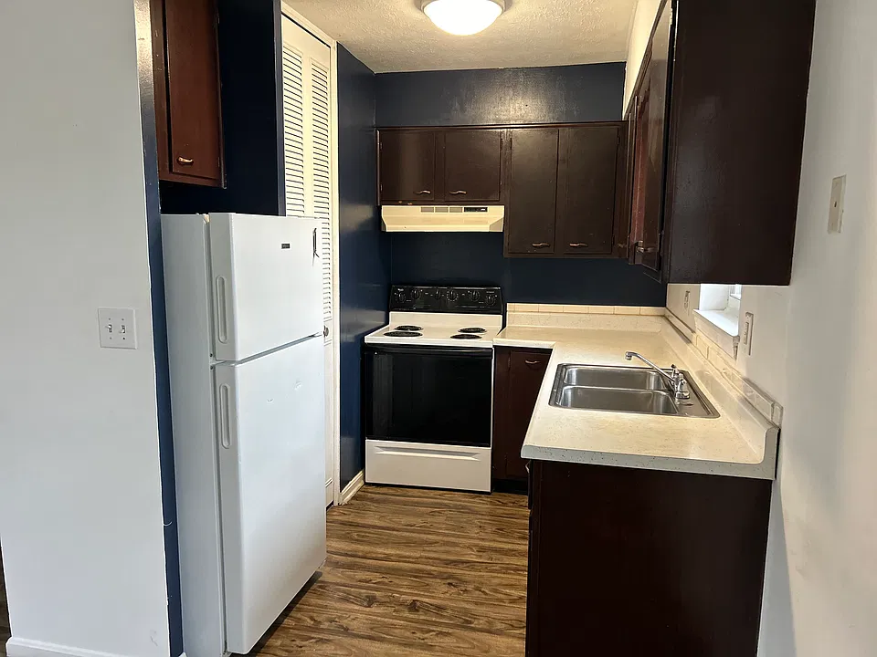 Kitchen with plenty of cabinet space.