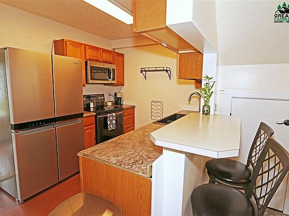 Kitchen View - Check out that Fridge!