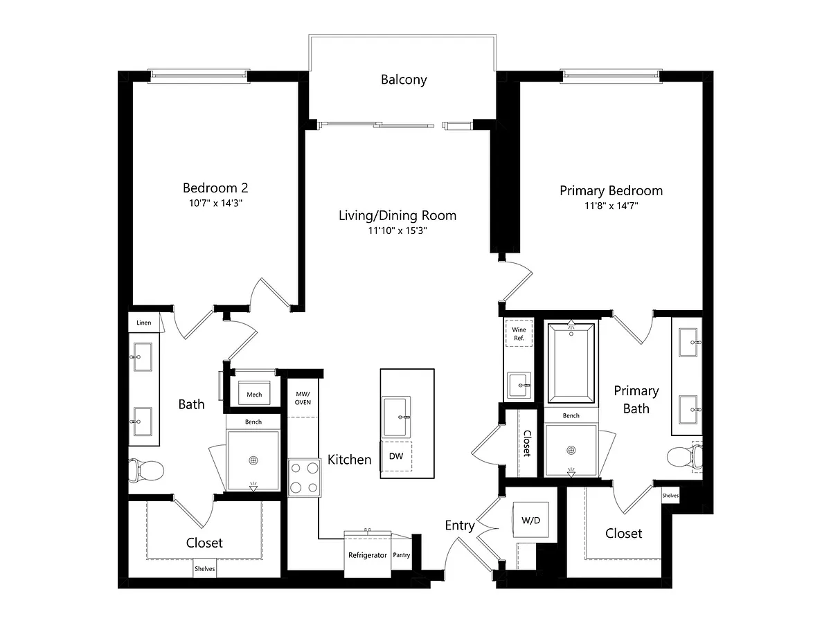 Floor plan B1