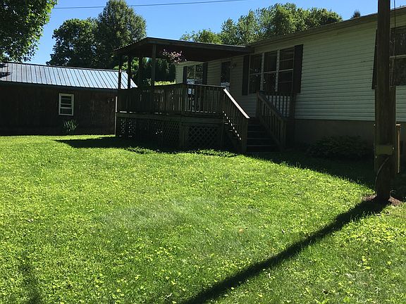 Front looking toward garage