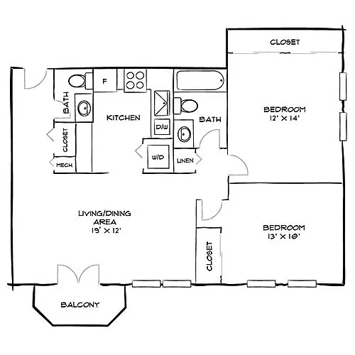 Floor plan Design 2A15 Premier