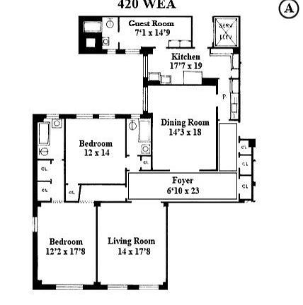 2nd image of 420 W End Ave #3H
