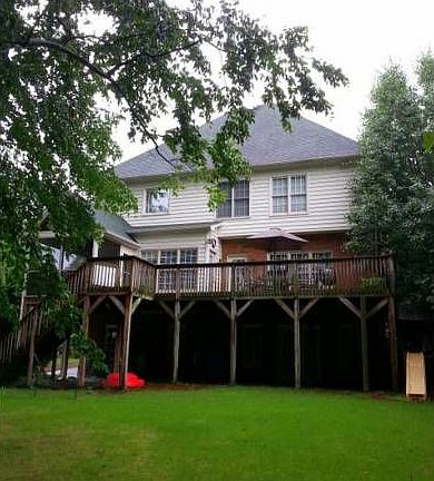 Backyard and Deck