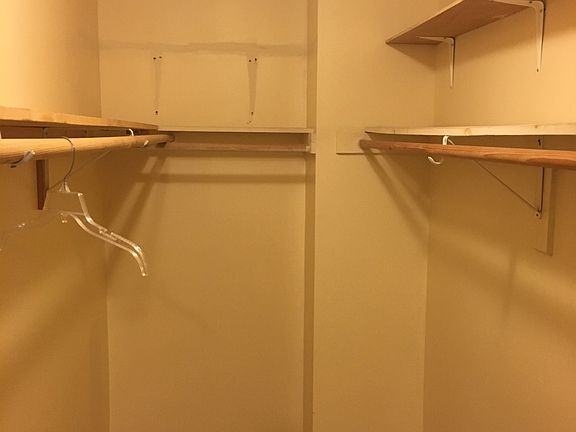 Master bedroom walk-in closet