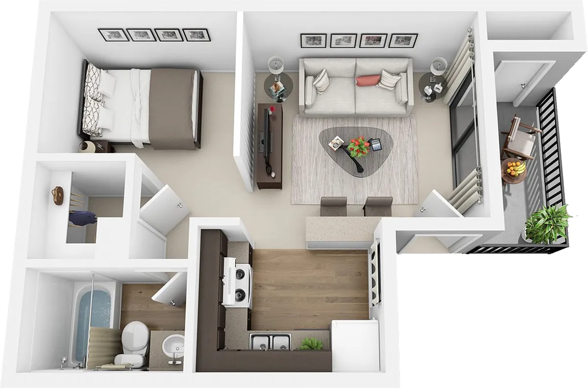 Floor plan Eff-P