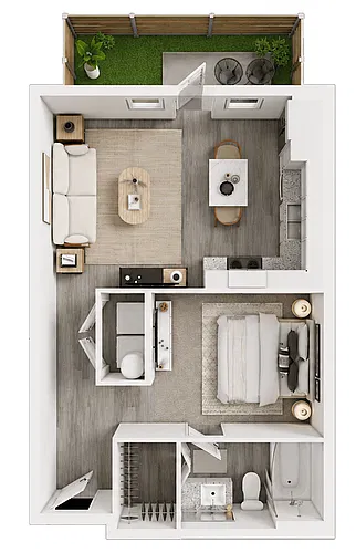 Floor plan S2 + Yard