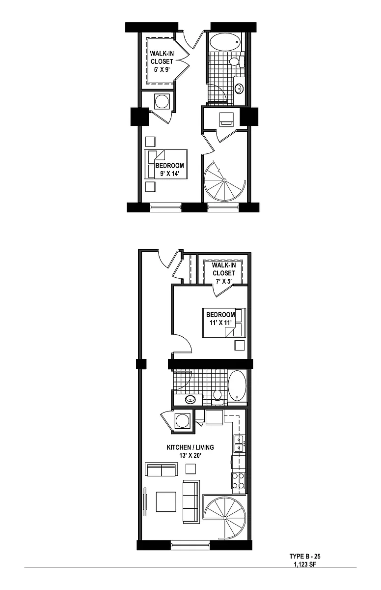 Floor plan B25