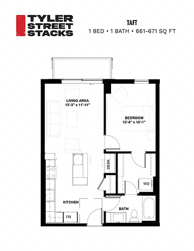 Floor plan Taft