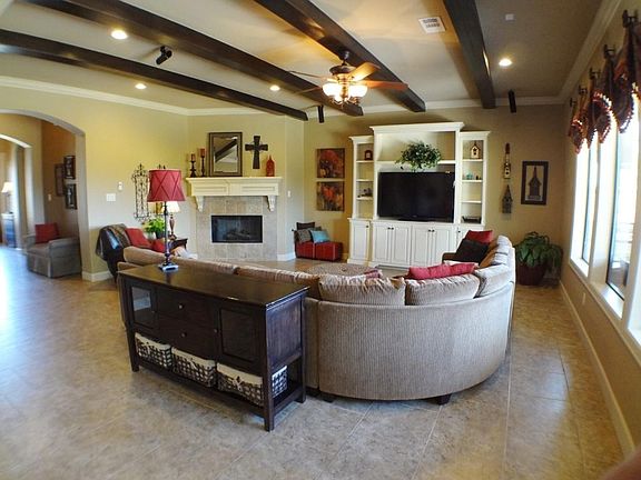 The built-ins add a touch of class and save extra space for more seating!
