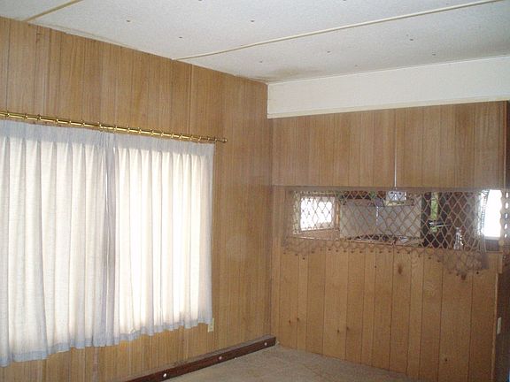 Front door opens into a nice size living area.