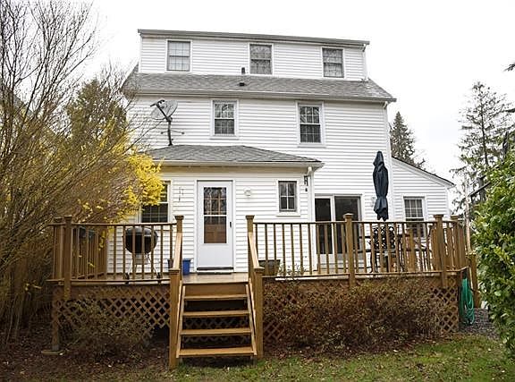 View of back of home from back yard