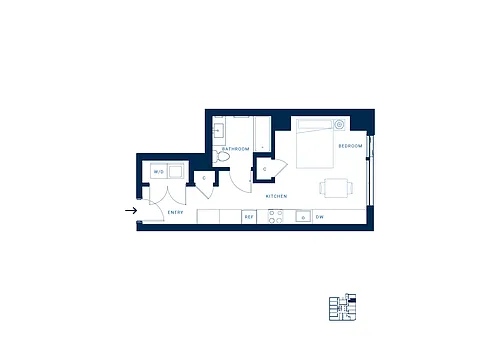 Floor plan Studio