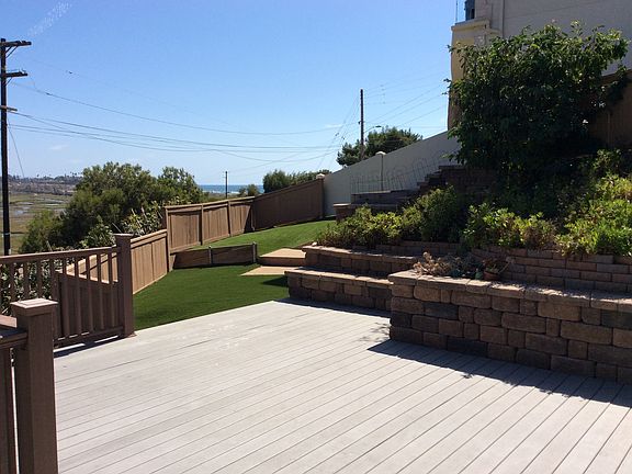 Patio with ocean view