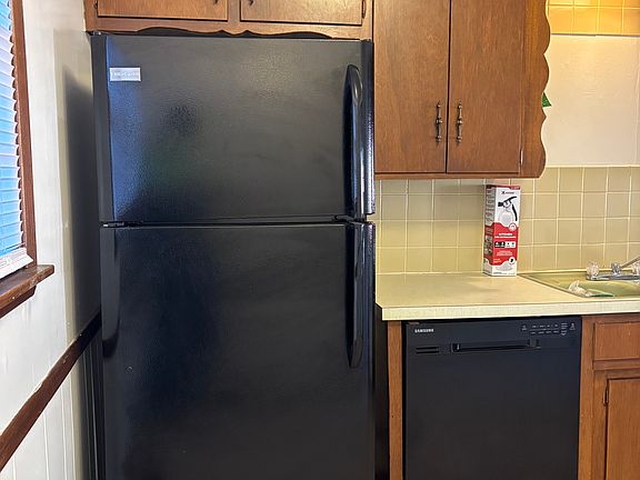 Newer refrigerator and dishwasher