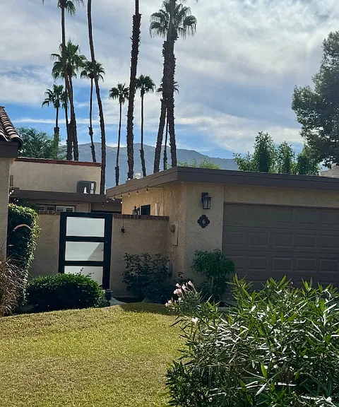 Front of home.