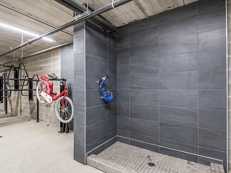Maintaining your bicycle has never been easier with our bike wash and storage stations.