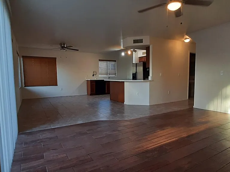 Great room open to the kitchen