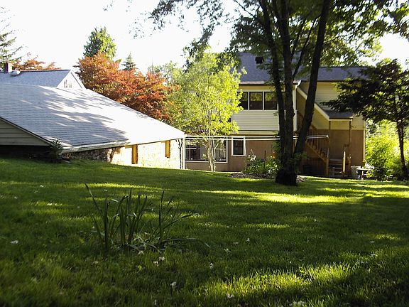 From the upper yard