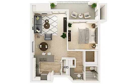 Floor plan Plan D