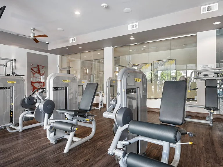 Fitness Center with Training Equipment