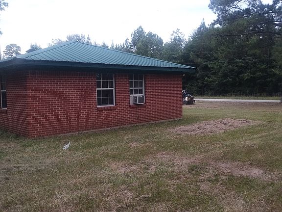 side of the house showing the back door