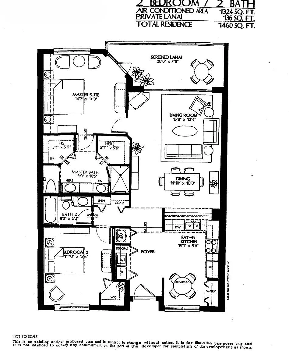 2 bed, 1324 sqft, $1,850 — Photo 3