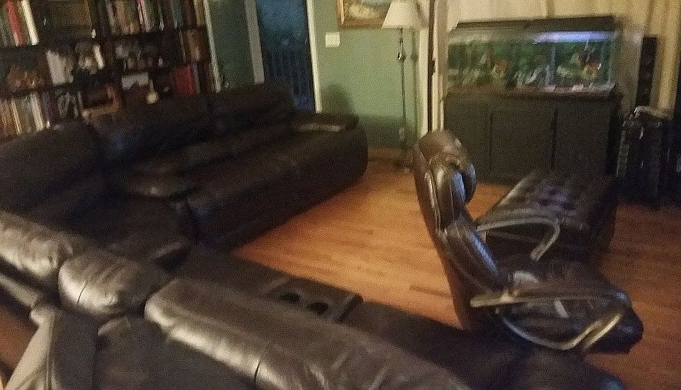 Electric recline leather 