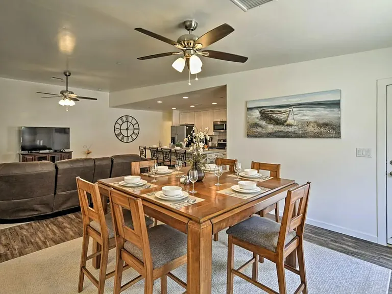 Bright eating area