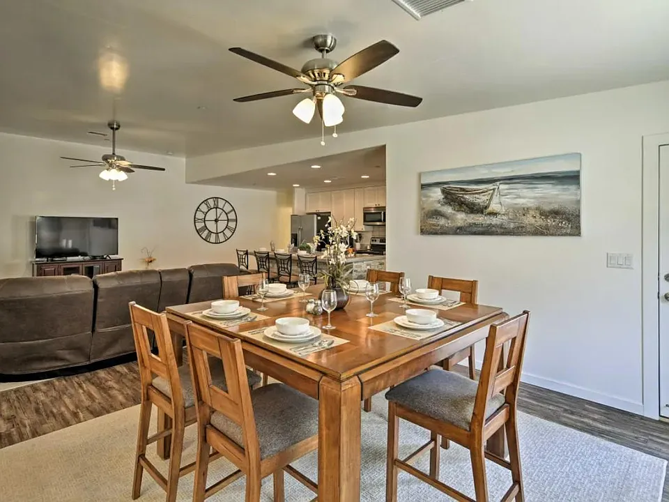 Bright eating area