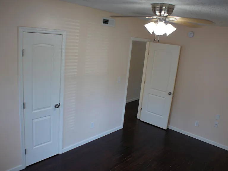Front bedroom looking towards the hall