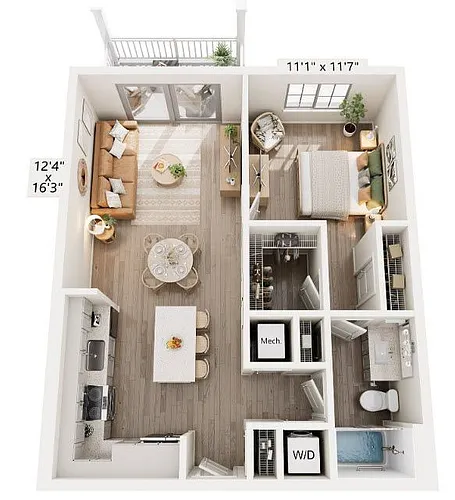 Floor plan A11