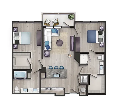 Floor plan B3