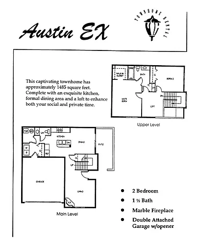 Floor plan Austin EX