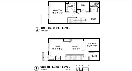 Floor plan 1B