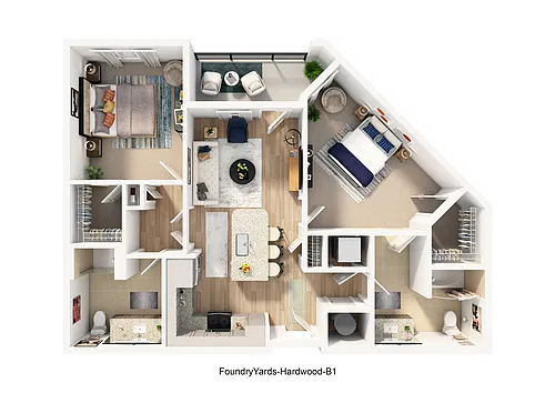 Floor plan B1