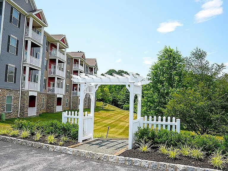 Explore the serene surroundings of this modern apartment community.