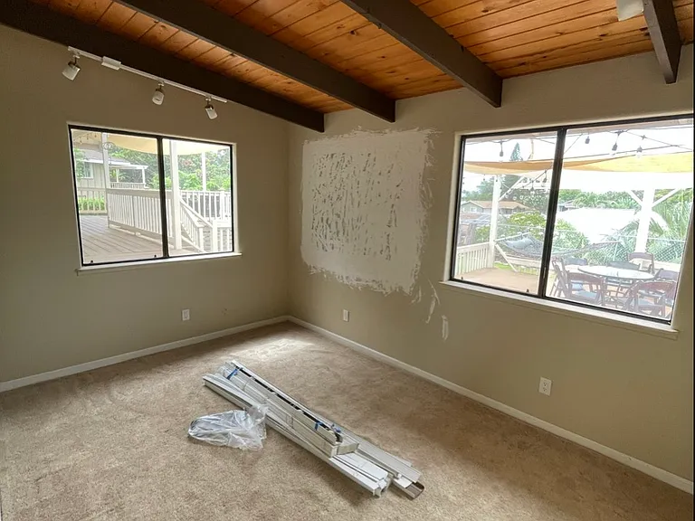 Office off the carport