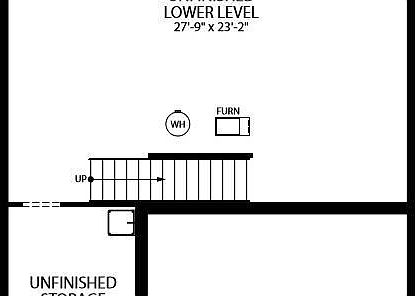 Elevation E - Unfinished Lower Level